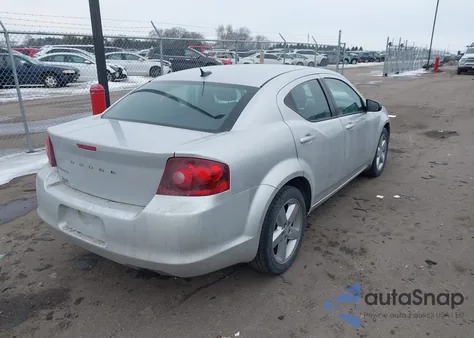2012 Dodge Avenger Se from USA, damaged, VIN 1C3CDZAB5CN237505